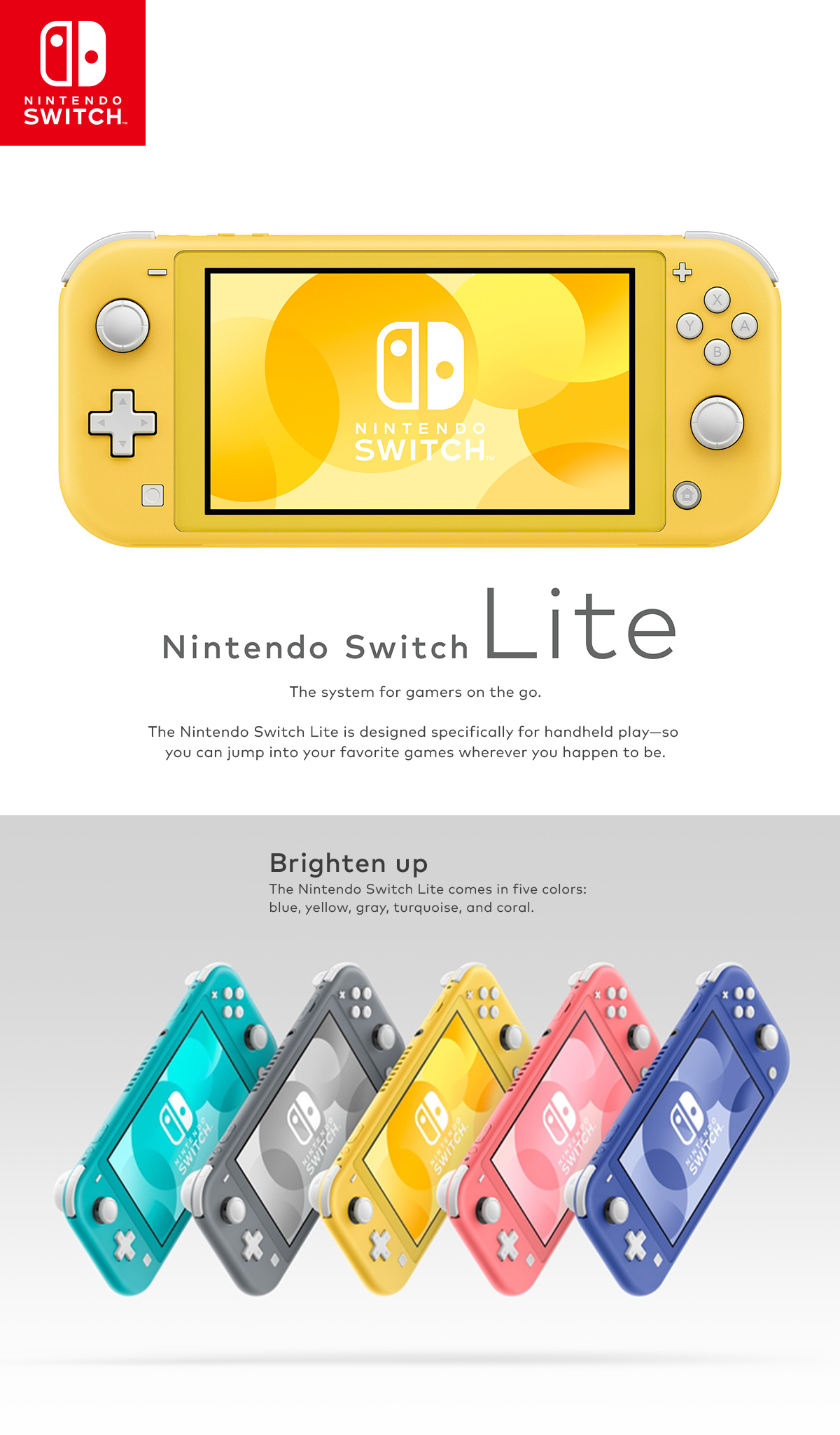 NINTENDO SWITCH LITE YELLOW